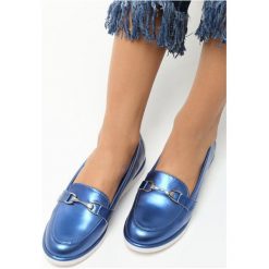 Niebieskie Mokasyny Jamiro. Mokasyny marki Born2be. Za 59.99 zł.