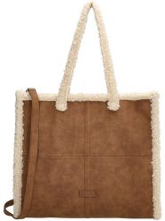 Beagles Torebka "Laredo" w kolorze jasnobrązowym - 38 x 32 x 12 cm rozmiar: onesize. Brązowe torebki klasyczne Beagles, bez wzorów, z materiału, przez ramię, bez dodatków. Za 100.45 zł.
