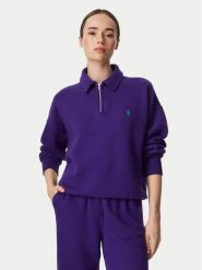 Polo Ralph Lauren Bluza 211B18685015 Fioletowy Regular Fit. Fioletowe bluzy Polo Ralph Lauren, s, bez wzorów, z bawełny, bez ramiączek, bez kaptura. Za 773.99 zł.