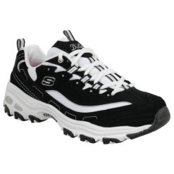 Buty sportowe damskie Skechers D'Lites Biggest Fan. Białe buty sportowe lifestyle Skechers, bez wzorów, z materiału, sportowe, bez zapięcia, skechers sport. Za 346.00 zł.
