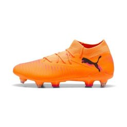 Buty piłkarskie Puma Future 8 Match SG. Brązowe buty do biegania Puma, bez wzorów, bez zapięcia, do biegania. W wyprzedaży za 355.00 zł.