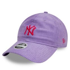 Czapka z daszkiem New Era. Fioletowe czapki z daszkiem New Era, bez wzorów. Za 99.99 zł.