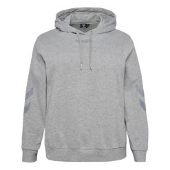 Damska bluza z kapturem Hummel Legacy Plus. Szare bluzy z kapturem Hummel, bez wzorów, z kapturem. Za 247.00 zł.