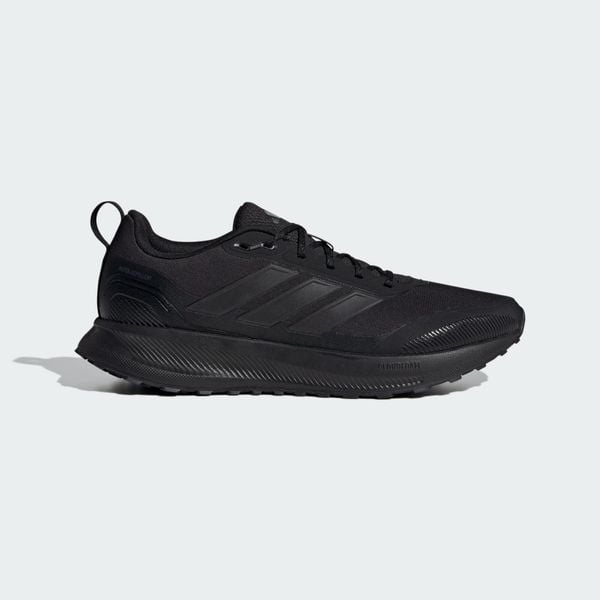 Buty Runfalcon 5 TR Running. Czarne buty do biegania adidas, bez wzorów, z materiału, bez zapięcia, do biegania. Za 264.95 zł.