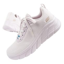 Buty sportowe sneakersy damskie Skechers Bobs B Flex. Fioletowe buty sportowe lifestyle Skechers, bez wzorów, sportowe, bez zapięcia, skechers sport. Za 259.00 zł.