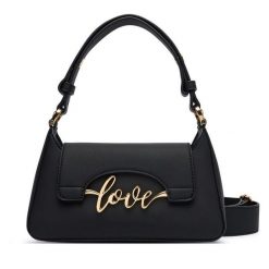 Torebka LOVE MOSCHINO. Czarne torebki klasyczne Love Moschino, bez wzorów, klasyczne, bez dodatków. Za 919.99 zł.