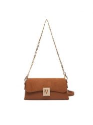 Valentino Torebka Evissa VBS9J009CAM Brązowy. Brązowe kopertówki Valentino, bez wzorów, ze skóry, wizytowe, bez dodatków. Za 289.99 zł.