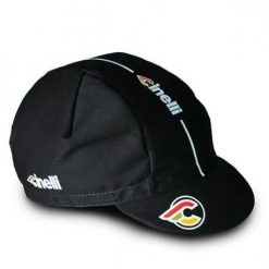 Czapka z daszkiem Cinelli Supercorsa. Czarne czapki z daszkiem CINELLI, bez wzorów, z bawełny, klasyczne. Za 188.00 zł.