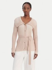 Liu Jo Sport Kardigan TA6116 MS55N Beżowy Regular Fit. Brązowe swetry Liu Jo Sport, xl, bez wzorów, z syntetyku, sportowe, bez ramiączek. Za 689.99 zł.