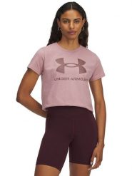 Under Armour Koszulka sportowa w kolorze jasnoróżowym rozmiar: S. Różowe t-shirty sportowe Under Armour, s, bez wzorów, z materiału, bez ramiączek, outdoorowe. Za 70.24 zł.