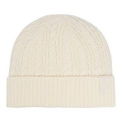 Czapka Guess. Białe czapki zimowe Guess, z aplikacjami. Za 214.99 zł.