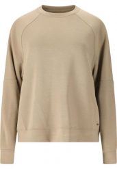 Bluza damska Athlecia Jacey. Brązowe bluzy bez kaptura Endurance, bez wzorów, z materiału, bez kaptura, na fitness i siłownię. Za 234.00 zł.