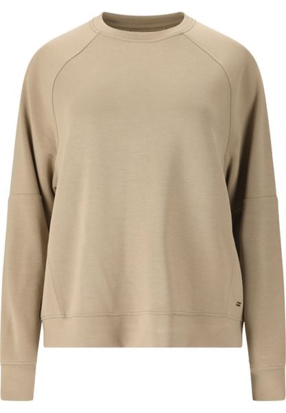 Bluza damska Athlecia Jacey. Brązowe bluzy Endurance, bez wzorów, z materiału, bez kaptura, na fitness i siłownię. Za 234.00 zł.