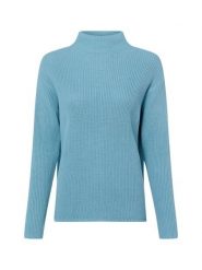 Marie Lund Sweter Kobiety Bawełna niebieski, S. Niebieskie swetry Marie Lund, s, bez wzorów, z bawełny, klasyczne, bez ramiączek. Za 299.95 zł.