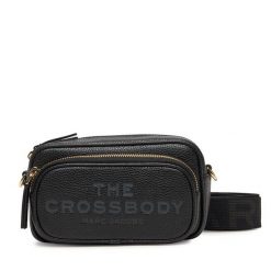 Torebka Marc Jacobs. Czarne listonoszki Marc Jacobs, bez wzorów, bez dodatków. Za 959.99 zł.