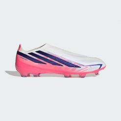 Buty Piłkarskie Adidas Sport F50 Hyperfast Pro Ll Fg Dorośli. Białe buty treningowe adidas, bez wzorów, z materiału, bez zapięcia, do piłki nożnej. Za 699.00 zł.
