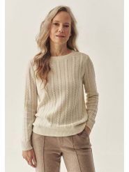 TATUUM Wełniany sweter w kolorze beżowym rozmiar: XL. Brązowe swetry Tatuum, xl, bez wzorów, z wełny, bez ramiączek. Za 179.95 zł.
