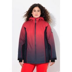 Damskie Kurtka sportowa dradientowa wodoodporna osłona przeciwśnieżna. Niebieskie kurtki narciarskie Ulla Popken, na zimę, plus size, bez wzorów, z elastanu, bez kaptura, narciarskie. Za 879.99 zł.