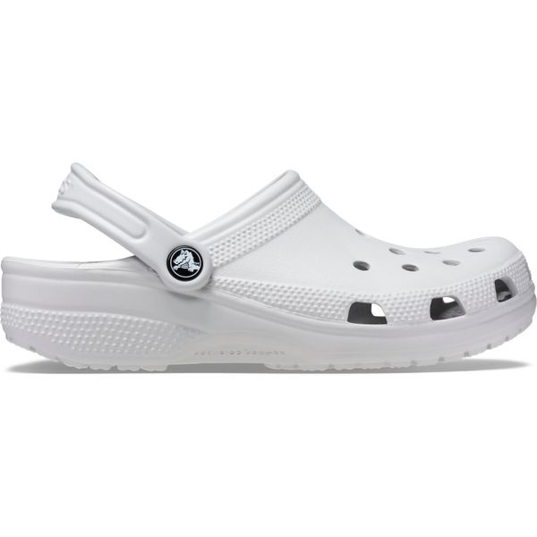 Klapki damskie Crocs Atmoshere Classic. Szare kapcie Crocs, bez wzorów, z materiału, sportowe, bez obcasa, bez zapięcia. Za 249.25 zł.