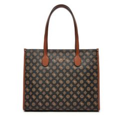 Torebka Guess. Brązowe torebki klasyczne Guess, z aplikacjami, klasyczne, bez dodatków. Za 379.99 zł.