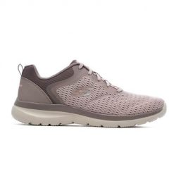 Buty do chodzenia damskie Skechers Dynamight 20FALLFO. Czerwone buty treningowe Skechers, bez wzorów, z dzianiny, bez zapięcia, na fitness i siłownię. Za 263.00 zł.