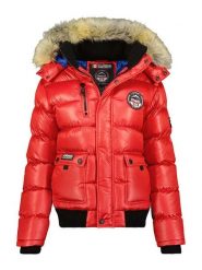 Canadian Peak Kurtka pikowana "Bugseak" w kolorze czerwonym rozmiar: XXL. Czerwone kurtki Canadian Peak, xxl, bez wzorów, bez kaptura. Za 330.20 zł.