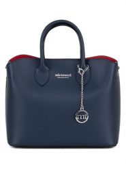 Mia Tomazzi Skórzana torebka "Aspromonte" w kolorze granatowym - 32 x 26 x 16 cm rozmiar: onesize. Niebieskie torebki klasyczne Mia Tomazzi, bez wzorów, z materiału, przez ramię, bez dodatków. Za 347.99 zł.