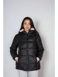 Steve Madden Kurtka zimowa w kolorze czarnym rozmiar: L. Czarne kurtki Steve Madden, na zimę, l, bez wzorów, z puchu, bez kaptura. Za 317.62 zł.