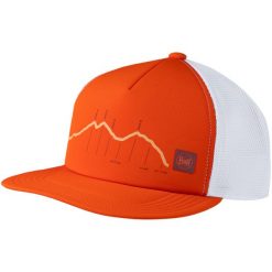 Czapka z daszkiem BUFF EXPLORE TRUCKER CAP CRAM. Żółte czapki z daszkiem Buff, bez wzorów, sportowe. Za 139.90 zł.