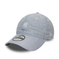 Czapka baseballowa 9Twenty New York Yankees New Era MLB. Niebieskie czapki z daszkiem New Era, bez wzorów, z materiału, klasyczne. Za 177.50 zł.
