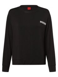HUGO koszulka od piżamy Kobiety wiskoza czarny, M. Czarne piżamy Hugo, m, bez wzorów, z dżerseju, bez kołnierzyka, bez ramiączek. Za 249.95 zł.