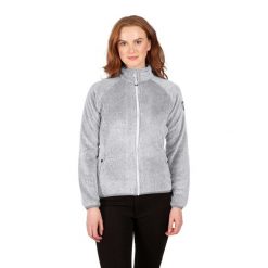 Bluza Polarowa Zimowa Damska TellTale. Czarne bluzy z kapturem Trespass, na zimę, m, bez wzorów, z materiału, bez kaptura, na golfa. Za 186.99 zł.