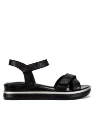 Lasocki Sandały WI23-MINT-03 Czarny. Czarne sandały Lasocki, bez wzorów, bez obcasa, na płaskiej podeszwie, bez zapięcia. Za 169.99 zł.