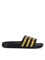 Adidas Klapki ADILETTE AQUA EG1758_ Czarny. Czarne klapki adidas, bez wzorów, z syntetyku, bez obcasa, bez zapięcia. Za 109.99 zł.