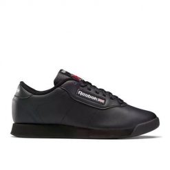 Buty do chodzenia damskie Reebok Princess. Czarne buty treningowe Reebok, bez wzorów, z materiału, bez zapięcia, trekkingowe, Reebok Princess. Za 289.00 zł.