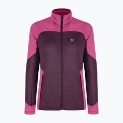 Bluza damska Montura Rise Maglia. Czerwone bluzy MONTURA, l, bez wzorów, z elastanu, bez kaptura, trekkingowe. Za 439.99 zł.