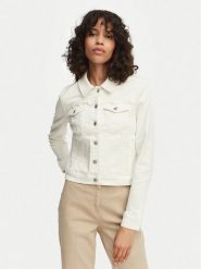 Vero Moda Kurtka jeansowa Wild 10284492 Kremowy Regular Fit. Białe kurtki Vero Moda, m, bez wzorów, z bawełny, bez kaptura. Za 189.99 zł.