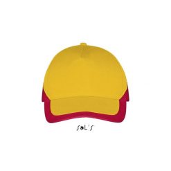 Czapka Sol's Booster. Czerwone czapki z daszkiem SOL'S, bez wzorów. Za 24.50 zł.