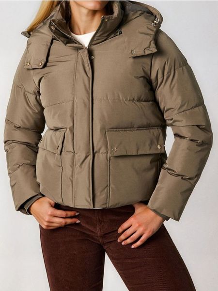 Kurtka rozpinana z kapturem - zielony. Zielone kurtki Sinsay, l, bez wzorów, z kapturem. Za 99.99 zł.