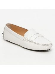 CHARLES & SMITH Skórzane mokasyny "Thandie" w kolorze białym rozmiar: 40. Białe mokasyny CHARLES & SMITH, bez wzorów, ze skóry. Za 134.85 zł.