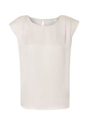 TATUUM Bluzka w kolorze kremowym rozmiar: 34. Brązowe bluzki Tatuum, bez wzorów, bez kołnierzyka, bez ramiączek. Za 86.99 zł.