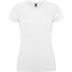 Damska Koszulka Sportowa Montecarlo Z Krótkim Rękawem. Białe t-shirty sportowe ROLY, l, bez wzorów, bez ramiączek, trekkingowe. Za 33.99 zł.