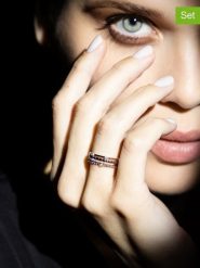 DIAMANTA Złote pierścionki (4 szt.) "Harmonie" z diamentami rozmiar: 58. Żółte pierścionki DIAMANTA, z diamentem, złote. Za 2,905.99 zł.