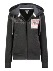 Geographical Norway Bluza "Gwen" w kolorze czarnym rozmiar: M. Czarne bluzy Geographical Norway, m, bez wzorów, bez ramiączek, bez kaptura. Za 132.05 zł.