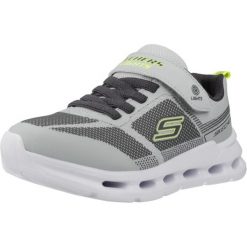 Buty SKECHERS GLIDE STEP LIGHT Szary. Szare buty trekkingowe Skechers, bez wzorów, z syntetyku, bez zapięcia, trekkingowe. Za 238.99 zł.
