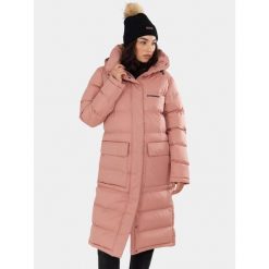 Płaszcz Zimowy Damski Fundango Sabina. Fioletowe płaszcze FUNDANGO, na zimę, bez wzorów, eleganckie, bez kaptura. Za 719.90 zł.