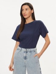United Colors Of Benetton T-Shirt 3BL0D106A Granatowy Regular Fit. Niebieskie t-shirty United Colors Of Benetton, m, bez wzorów, z bawełny, bez kołnierzyka, bez ramiączek. Za 59.99 zł.