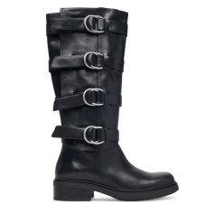 Kozaki Vagabond Shoemakers. Czarne kozaki Vagabond Shoemakers, bez wzorów, bez obcasa, na płaskiej podeszwie, bez zapięcia. Za 1,519.00 zł.