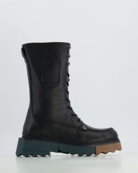 WORKERY DAMSKIE 0071040 BLACK. Czarne botki Venezia, bez wzorów, ze skóry, bez obcasa, bez zapięcia. Za 379.00 zł.