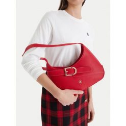 Torebka Beverly Hills Polo Club. Czerwone torebki klasyczne Beverly Hills Polo Club, bez wzorów, klasyczne, bez dodatków. Za 219.99 zł.